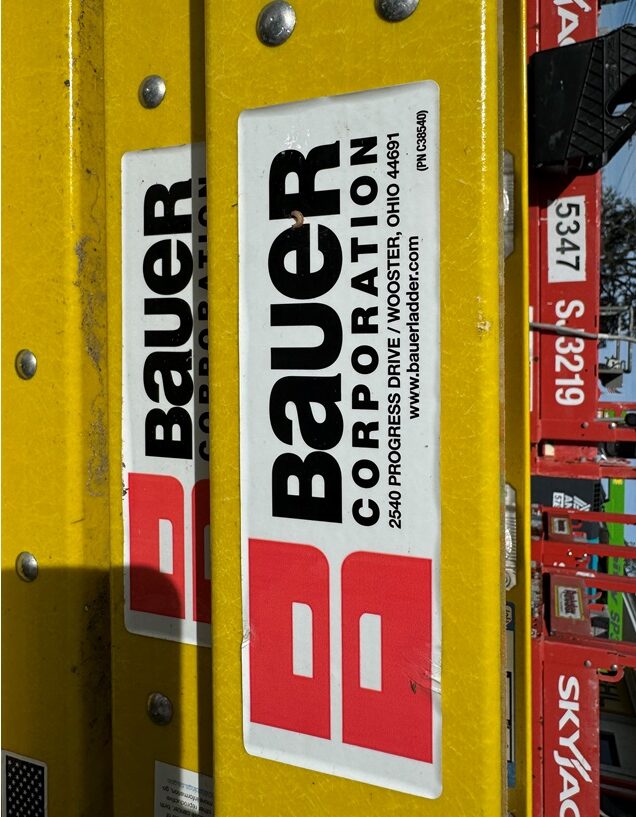 New Bauer 24ft Fiberglass Extension Ladder - Rentalex Tools